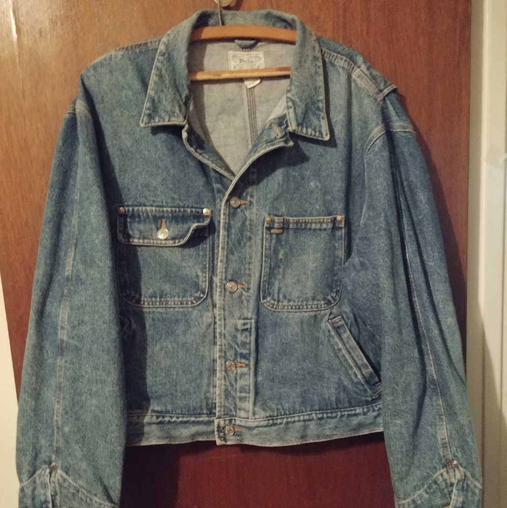 Polo Authentic Dungarees Denim Jean Trucker Jacket